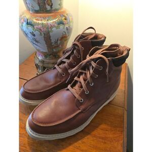 SOREL - Madson II Moc Toe Waterproof Boots Brown Leather Men's 11.5